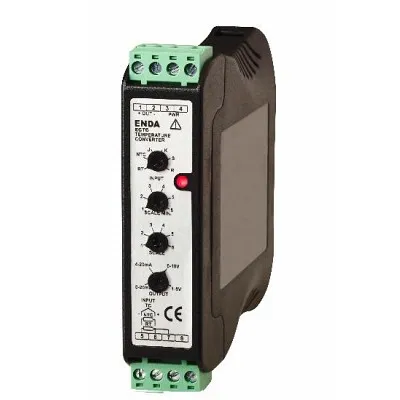 CONVERTER T/C (J, K, S, R tip), ENDA NTC ve P-100 girişli, 0-20, 4-20mA veya 0-10/1-5V